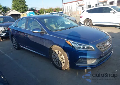 2015 Hyundai Sonata Sport z USA, uszkodzony, nr VIN 5NPE34AF2FH090853